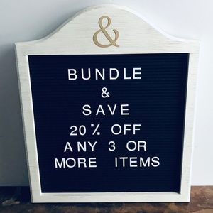 Bundle & Save!!!